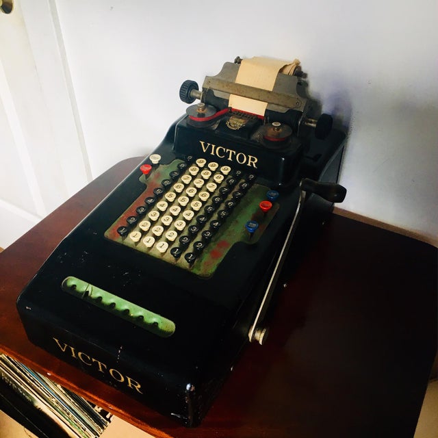 1920s Vintage Victor Adding Machine Chairish