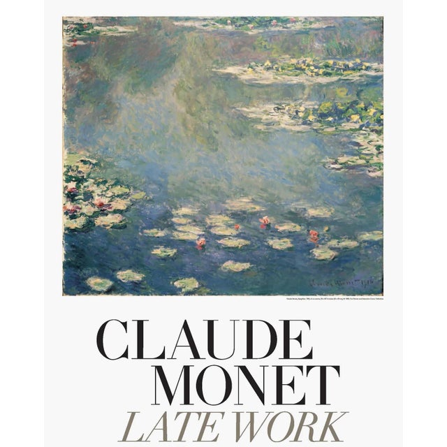 Impressionist Claude Monet Late Work Nympheas Exhibition Poster (1904-05), 2010 For Sale - Image 3 of 4