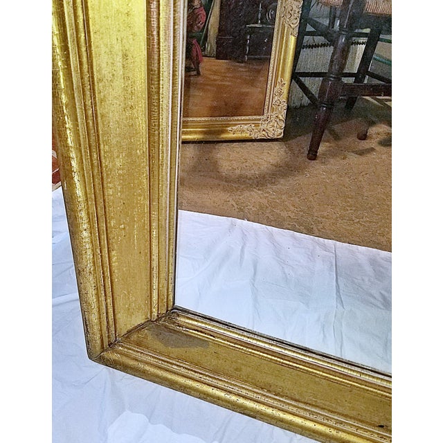 19c American Gilt Wall Mirror For Sale In West Palm - Image 6 of 13