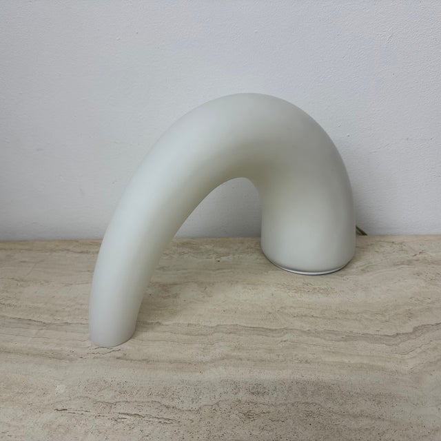 1980s Italian Thor Glass Table Lamp from Fontana Arte, 1980s For Sale - Image 5 of 18