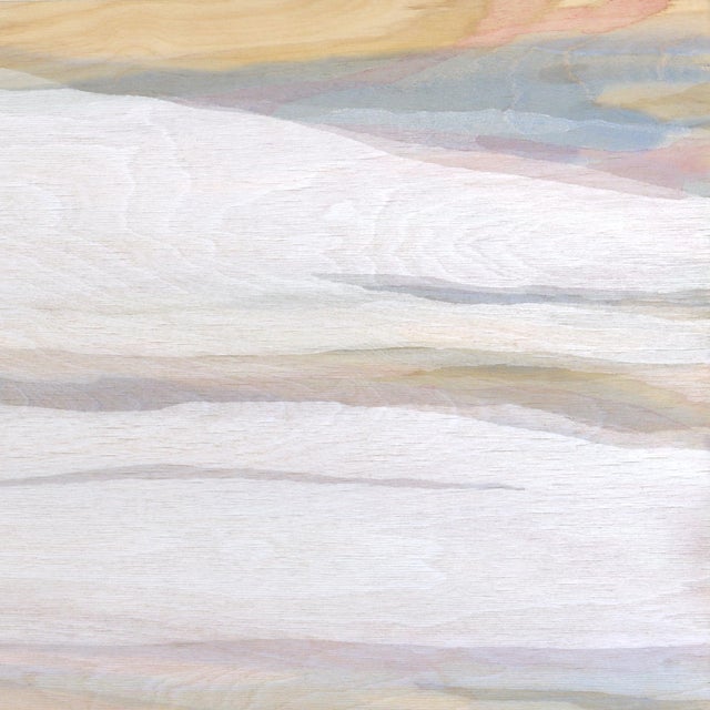 2020s Wild Skies 4 - Original Gold Leaf Abstract Landscape Acrylic Painting on Wood Panel For Sale - Image 5 of 9
