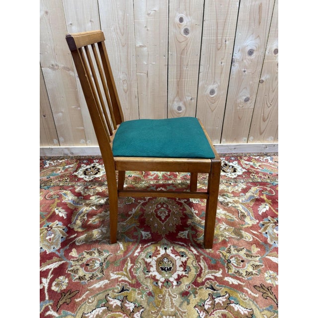 1950s Vintage Chairs in Light Beech, 1950s, Set of 6 For Sale - Image 5 of 10