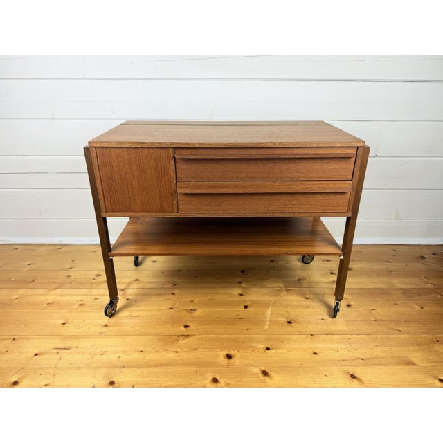 Mid-Century Modern Mid-Century Modern Danish Storage Cart, 1960s For Sale - Image 3 of 11