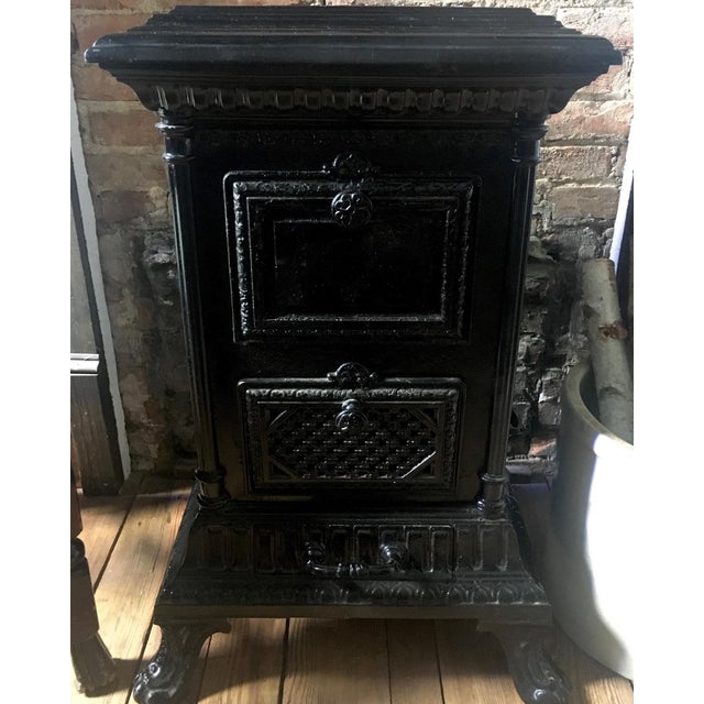 Antique French Cast Iron Stove | Chairish