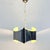 Folded Chromed Chandelier, 1970s For Sale - Image 9 of 9