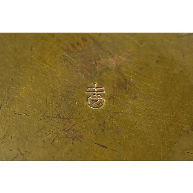 Metal Roycroft Arts & Crafts Hammered Copper Inkwell For Sale - Image 7 of 9