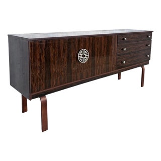 Vintage Sideboard with Raised Legs, 1960s For Sale