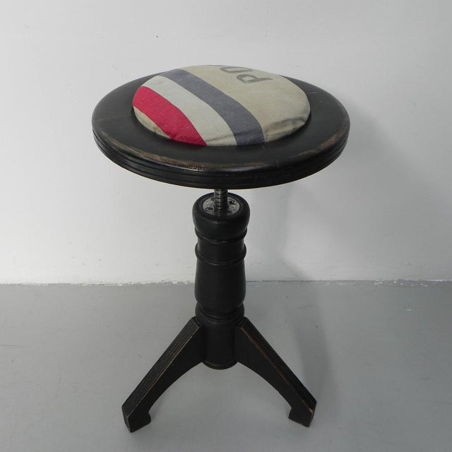 Art Deco Piano Stool on Tripod, 1930s For Sale - Image 12 of 17