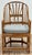 Vintage Brighton Pavilion Style Burnt Bamboo Chair For Sale - Image 10 of 13