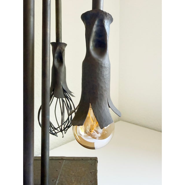 1940s Bronze Biomorphic Table Lamp For Sale - Image 9 of 14