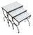 Outdoor Mosaic Moroccan Nesting Tables - Set of Three For Sale