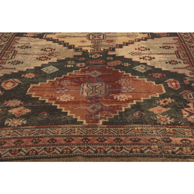 Late 19th Century Late 19th Century Persian Malayer Rug, 04'11 X 09'07 For Sale - Image 5 of 9