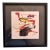 T. Oliver, 12 X 12 Painting, Mid-Century Modernist Abstract Painter For Sale