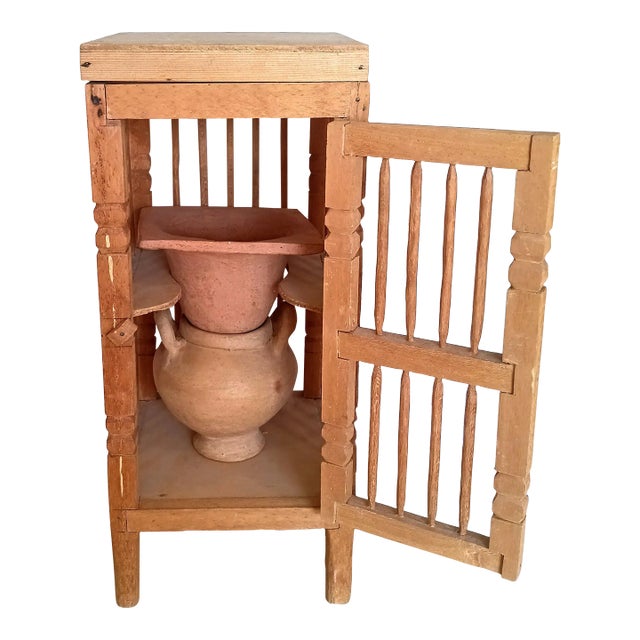 Vintage Traditional Complete Terra Cotta Water Filter System For Sale