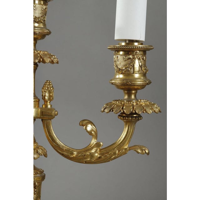 Louis XVI Candelabra in Gilt Bronze, 1900s, Set of 2 For Sale - Image 15 of 18
