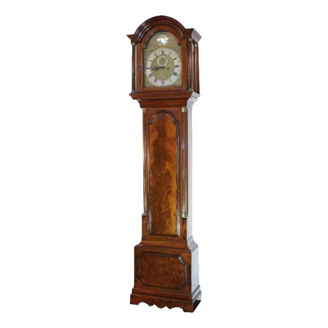 English Grandfather Clock by John Lewis, London, 1770s For Sale
