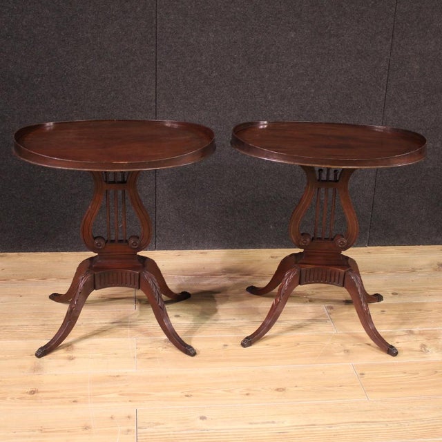 20th Century English Side Tables, 1960s, Set of 2 For Sale - Image 11 of 13