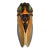 Large French Majolica Cicada Wall Pocket Circa 1950 For Sale