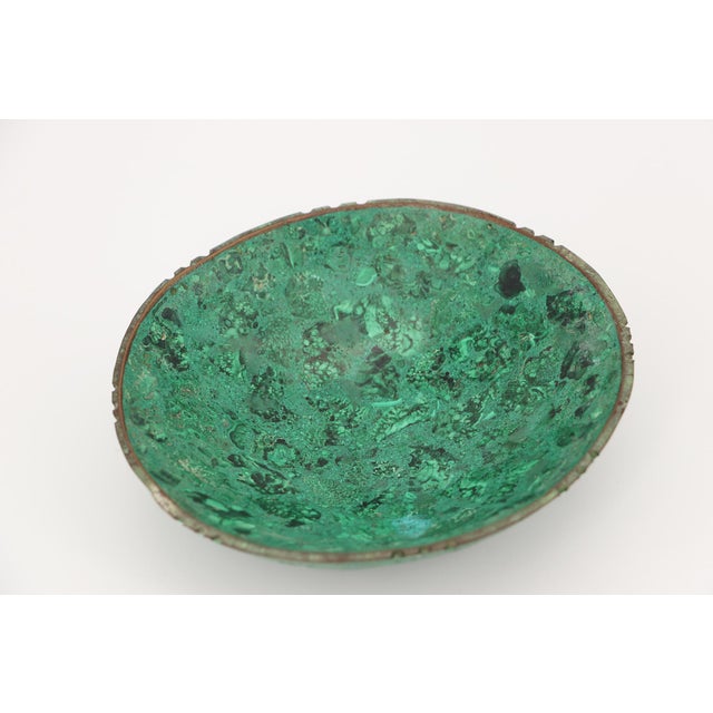 1950s Malachite Set of Three Bowls, South-African For Sale - Image 15 of 17
