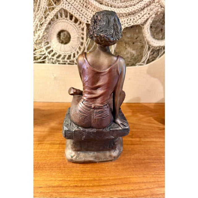 1990s 1992 Alice Heath ‘The Weekender’ Austin Productions Sculpture From the Modern Woman Collection For Sale - Image 5 of 11