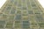 Handmade Flatweave Rug Earthy Sage & Sky Blue Swedish Style Geometric Design For Sale - Image 9 of 10
