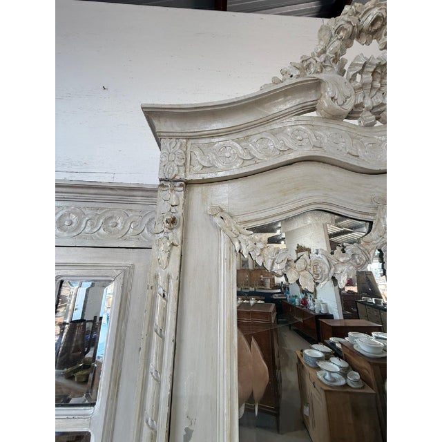 Large 18th Century French Louis XVI 3-Door Bookcases or Armoire For Sale - Image 4 of 17