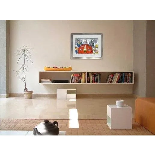 Double Original Alexander Calder Limited Edition Lithograph in color. On Woven paper. Sur le presses de Mourlot Freres,...