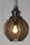 1960s Mid-Century Octagonal Smoked Glass and Chrome Globe Pendant Light, 1960s For Sale - Image 5 of 13