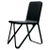 Night Black Loop Chair by Sebastian Scherer For Sale - Image 4 of 4