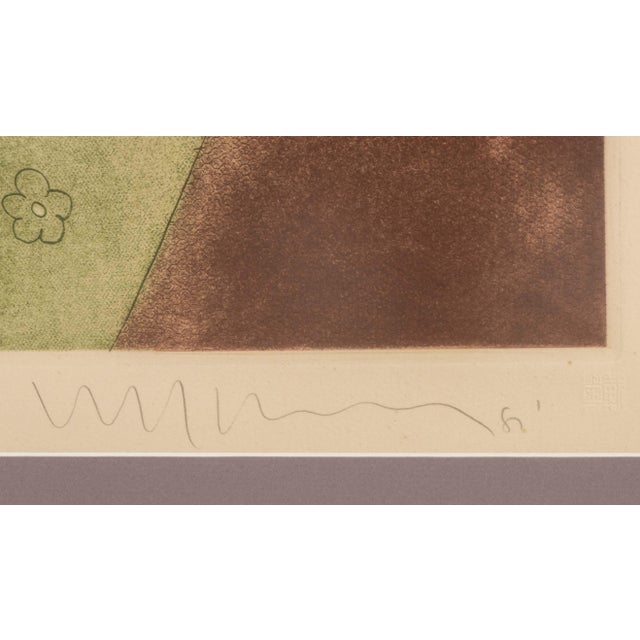 Paper Eng Tay "Makeup" Etching in Colors, 1987 For Sale - Image 7 of 10