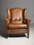 Sheep Leather Wingback Armchair For Sale - Image 14 of 17