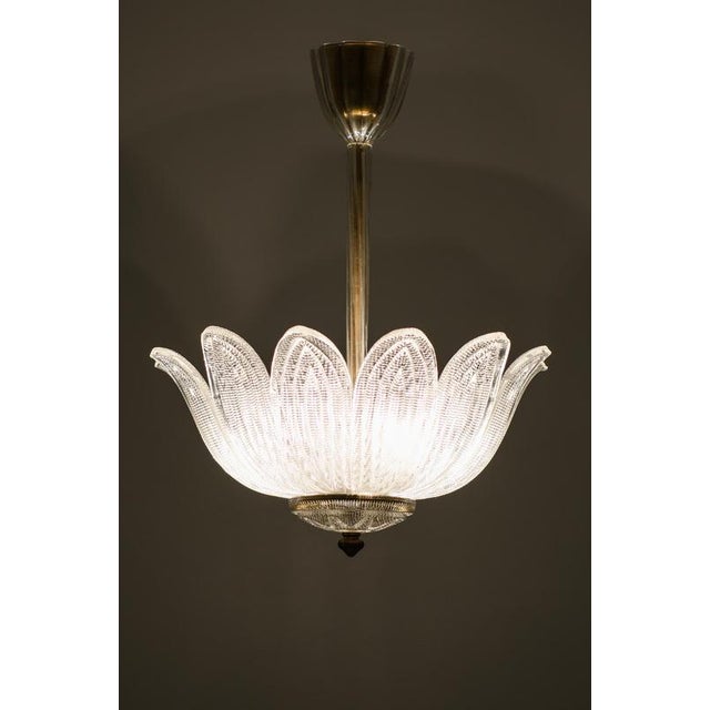 Hanging Lamp in Brass and Glass by Carl Fagerlund, 1960s For Sale - Image 6 of 11