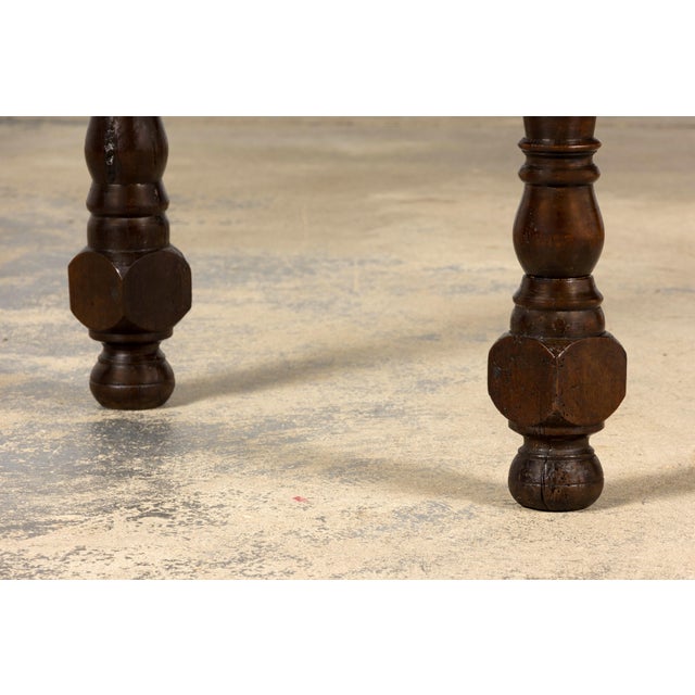Early 19th Century French Louis XIII Style Oak Farmhouse Dining Table For Sale - Image 18 of 18