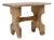 Rustic Low Stool in Painted Wood, France, 1900 For Sale