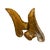 Vintage Italian Gilded Plaster Wings - A Pair For Sale - Image 4 of 5