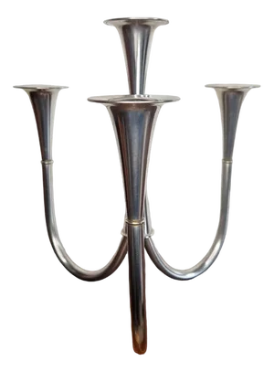 Candleholder by Wilhelm Wagenfeld for WMF Candelabra, 1952