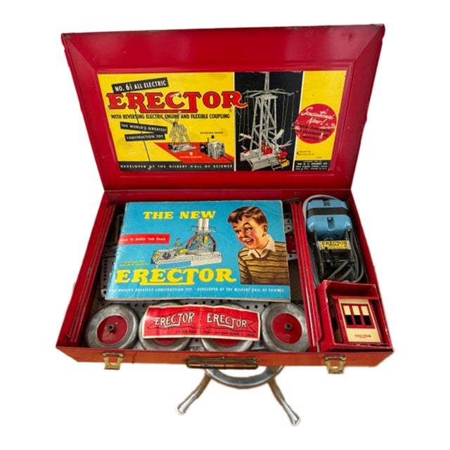 Mid-Century Toy Erector Set For Sale