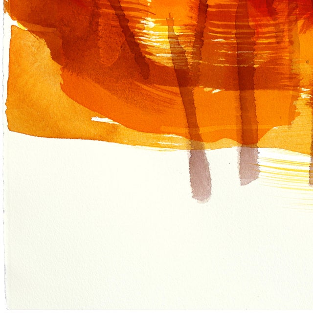 Contemporary Forest 4 - Original Expressive Forest Ink Artwork on French Linen Paper For Sale - Image 3 of 6