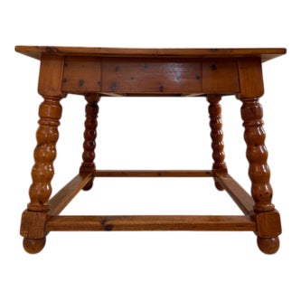 Swiss Pine Farmhouse Dining Table For Sale