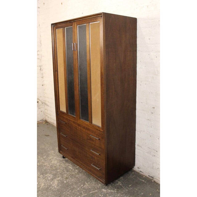 Mid-Century Modern Mid-Century Armoire Style Cabinet by Lane Furniture For Sale - Image 3 of 18
