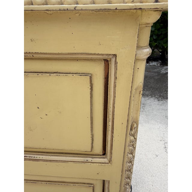 Vintage French Provincial Carved Nightstands With Locking Commode Cabinets by Agr Paris, Pair For Sale - Image 15 of 17