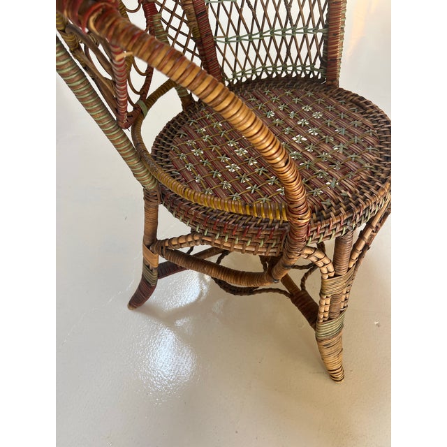 1910s Antique French Wicker Chair | Chairish
