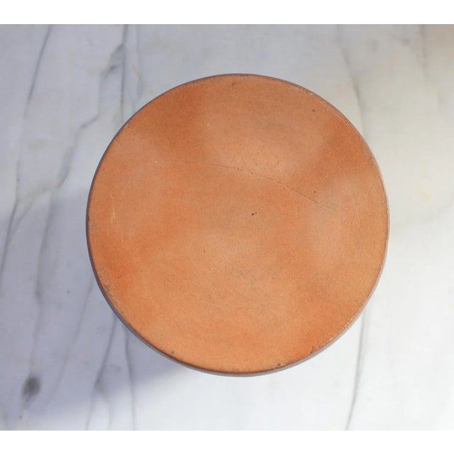 Vintage Signed Studio Art Pottery Kitchen Utensil Holder For Sale - Image 9 of 9