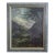 Antique 19th Century Oil Painting Moody Woodland Landscape With Deer For Sale
