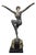 Demeter H. Chiparus, Art Deco Figure, 1920, Silvered Bronze For Sale