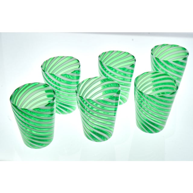 Tequila Glasses by Mariana Iskra for Ribes Studio Maestro Ballarin, Set of 6 For Sale - Image 3 of 12