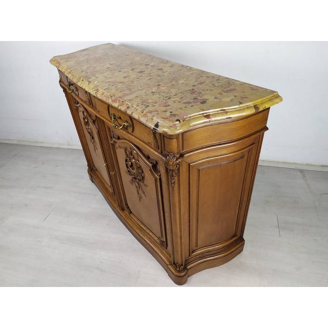 Louis XV Buffet by Mercier Chêne, 1890s For Sale - Image 6 of 18