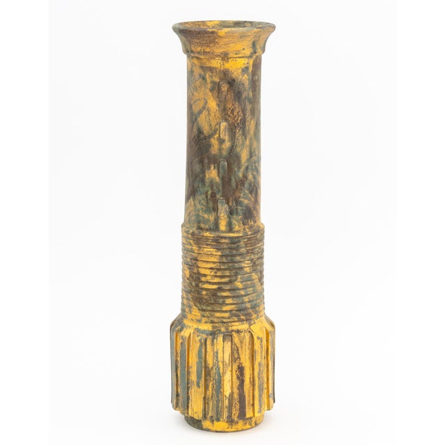 Contemporary Italian Global Views Glazed Ceramic Vase For Sale - Image 3 of 10