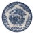 Late 19th Century Churchill the Brook Blue White Small Plate Fine China Made in England 4805b For Sale