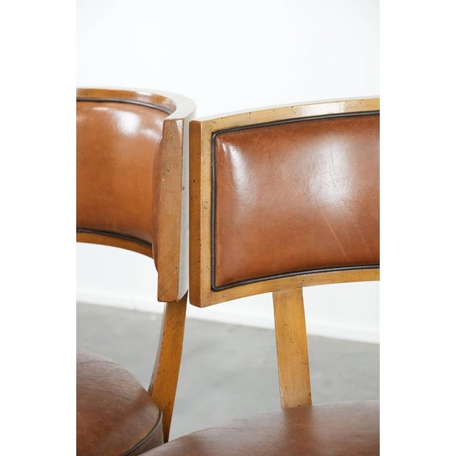 Vintage Armchairs in Sheepskin, Set of 4 For Sale - Image 8 of 18